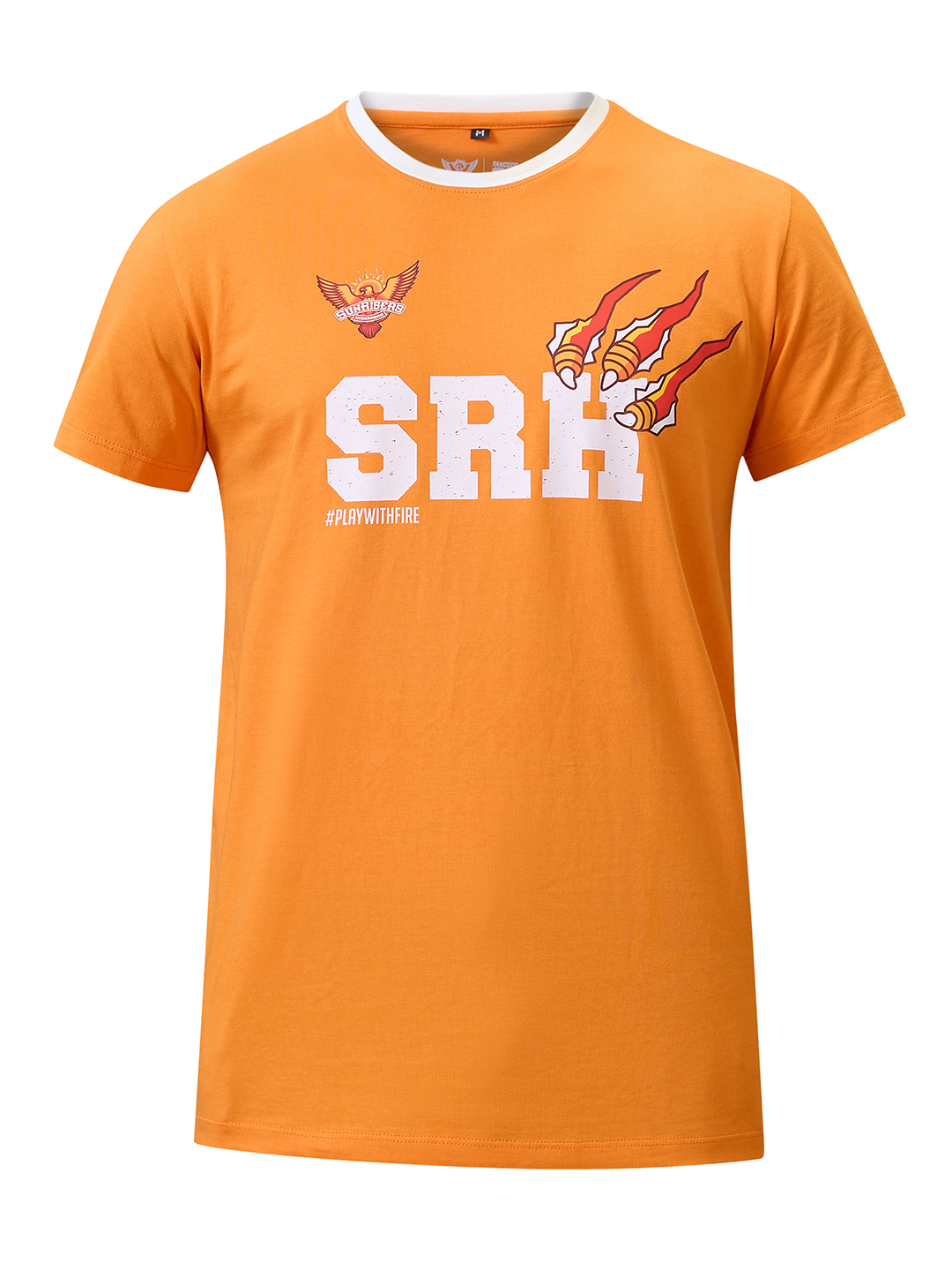 Sunrisers Hyderabad SRH Play with Fire Half Sleeves Cotton T-Shirt for Men (6)