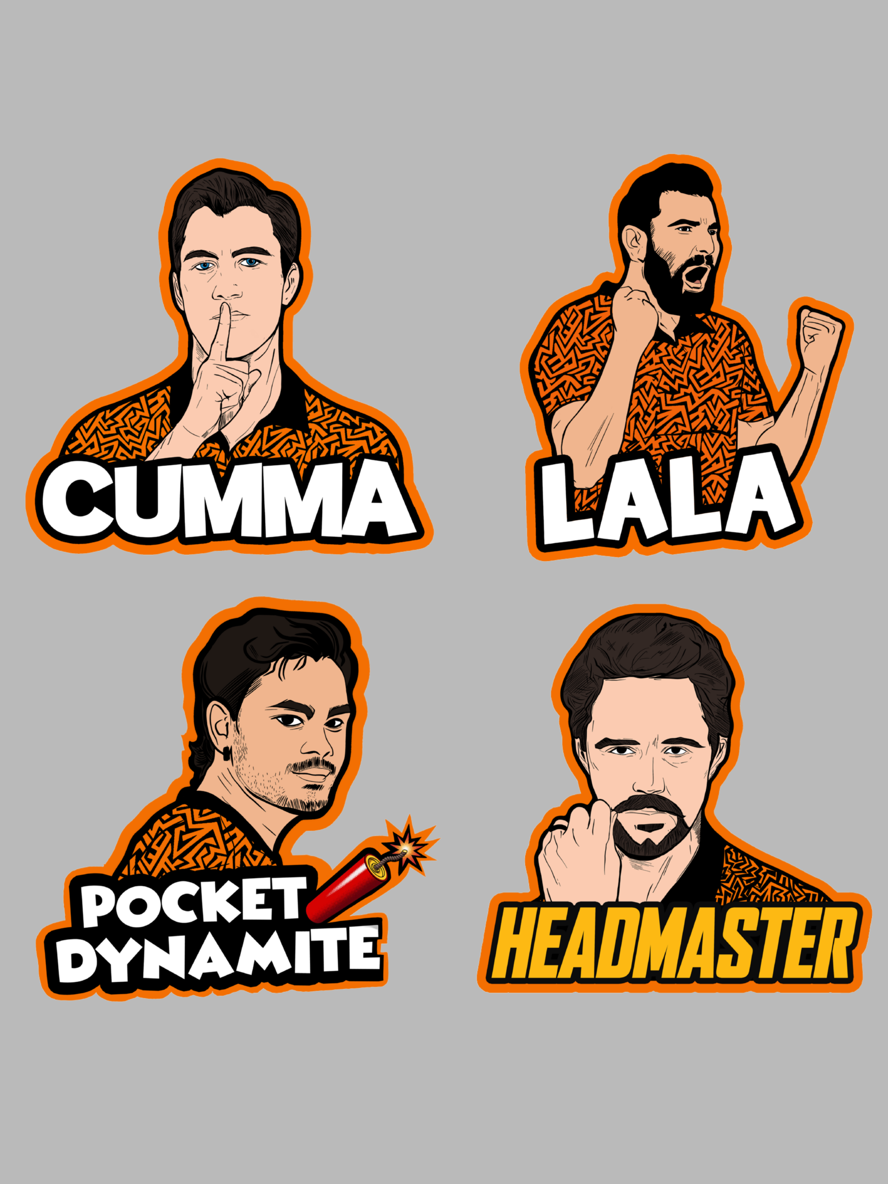 Sunrisers Hyderabad Sticker Pack (2)