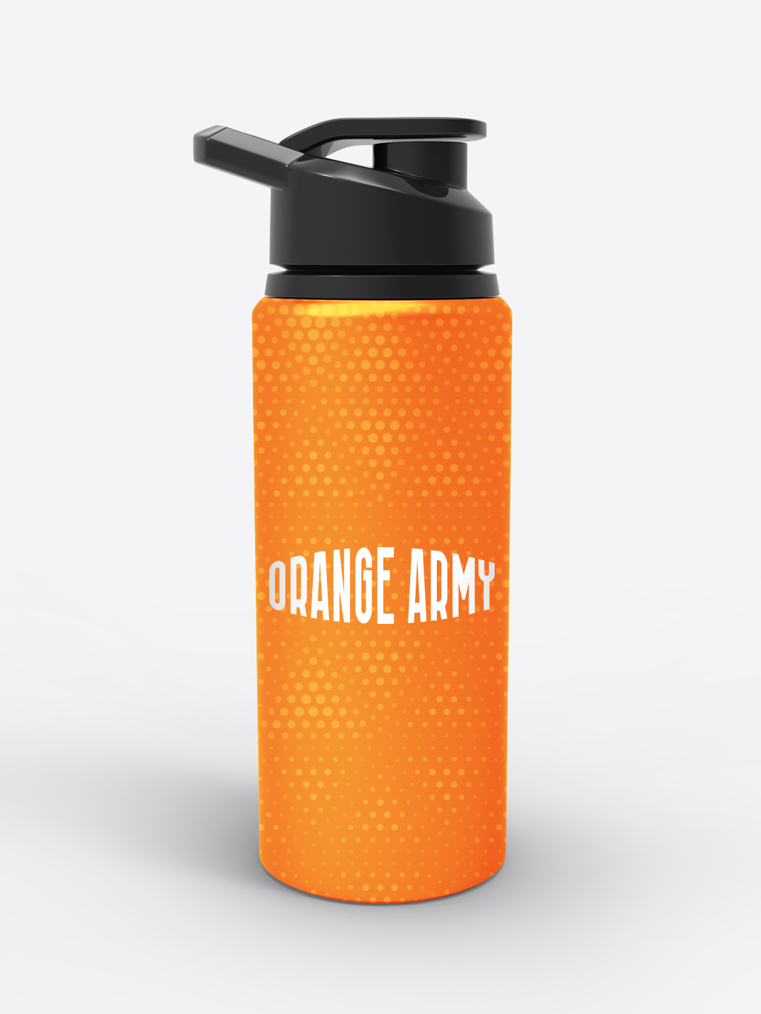 Sunrisers Hyderabad White and Orange Printed Single Walled Aluminium Sports Sipper Bottle - 750 ml (1)
