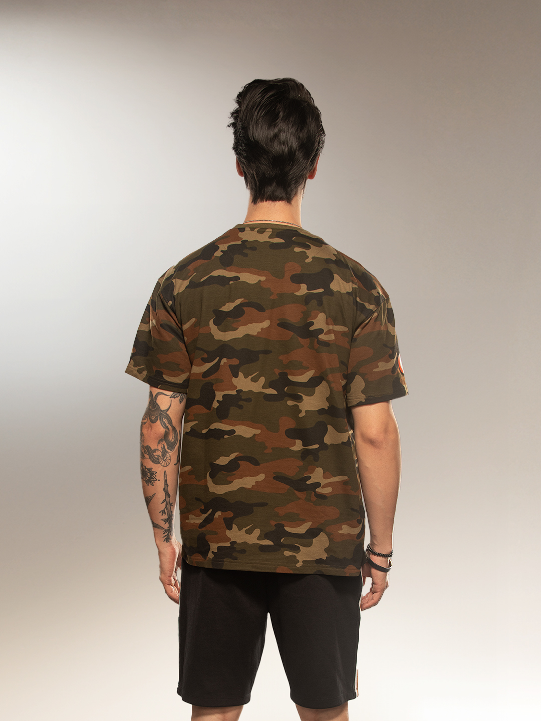 Supa Aviation Forest Green Camo Graphic Oversized T-shirt (3)