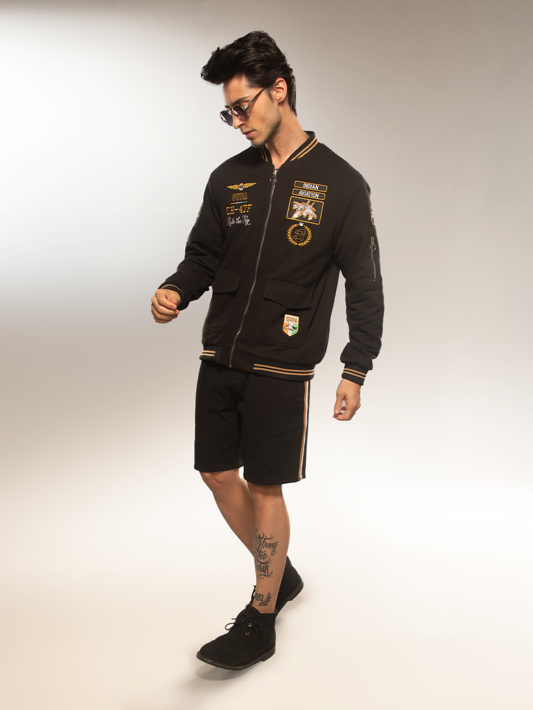 Supa Aviation Marine Black Jacket (2)