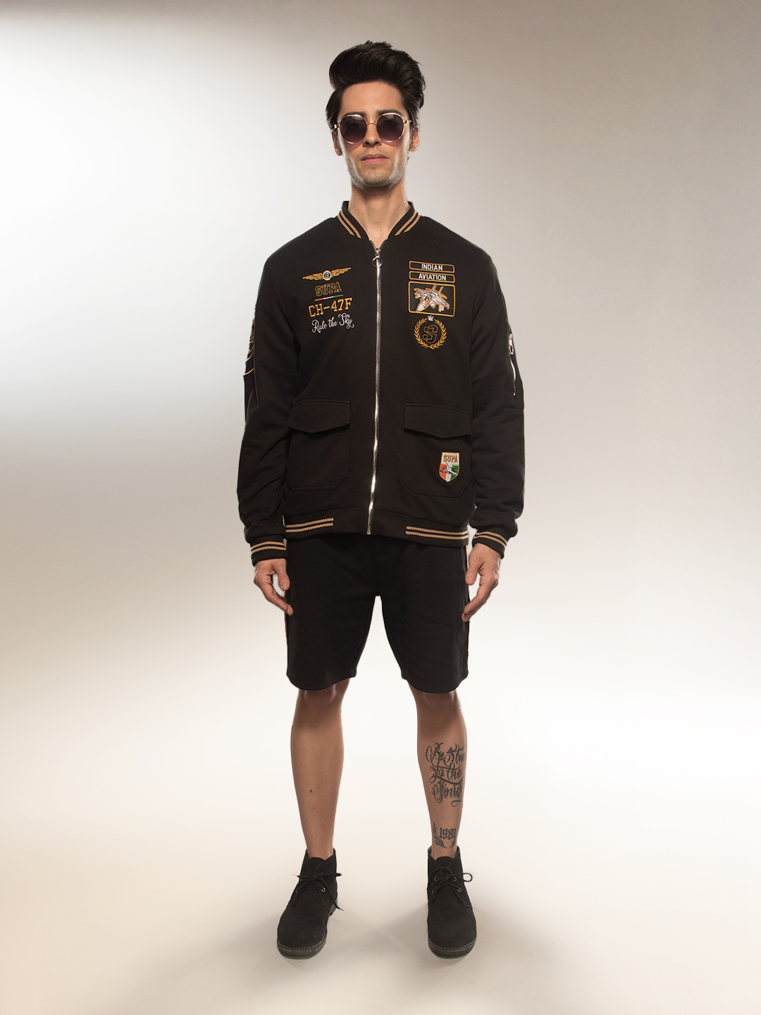 Supa Aviation Marine Black Jacket