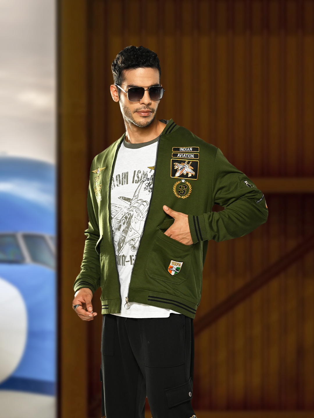 Supa Aviation Marine Green Jacket (3)