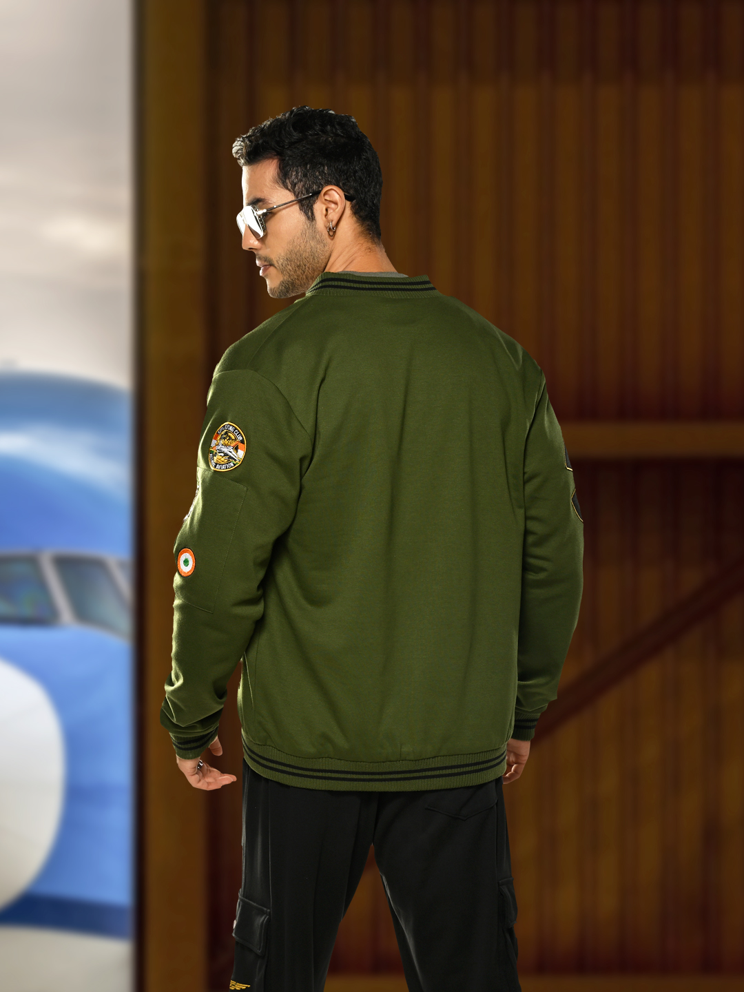 Supa Aviation Marine Green Jacket (4)