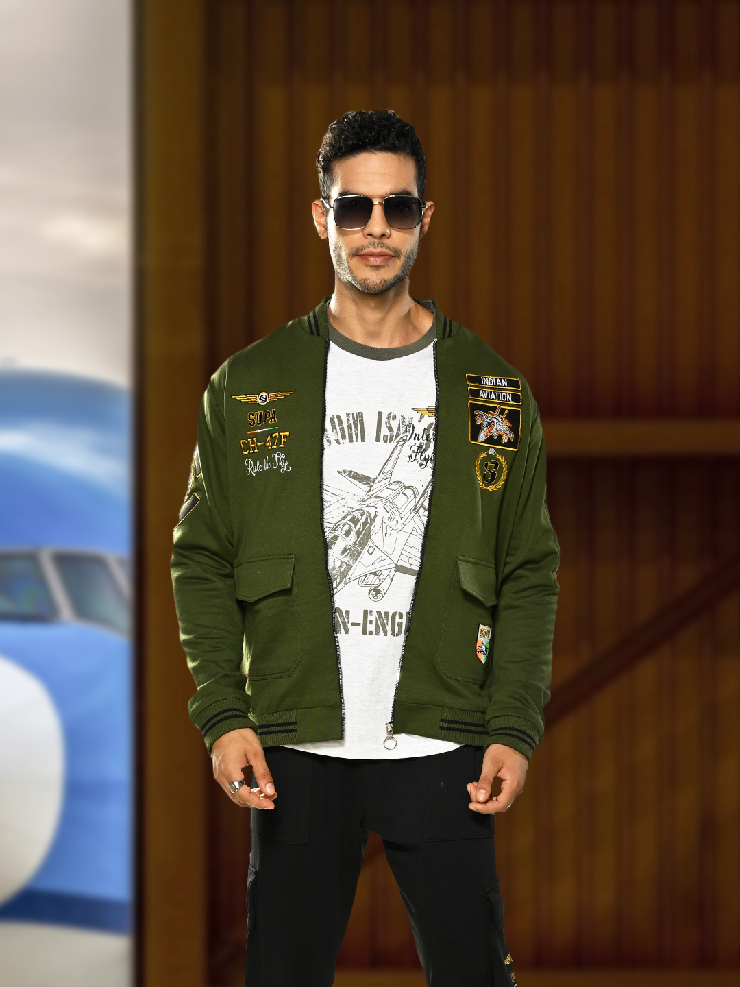 Aviation Marine Green Jacket