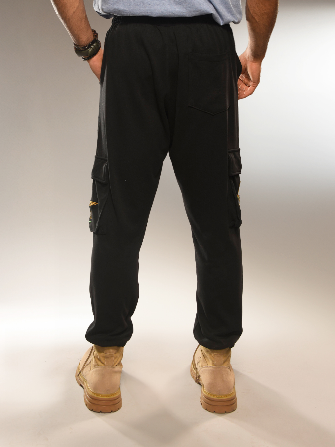 Supa Aviation Rocky Black Cargo Joggers (3)