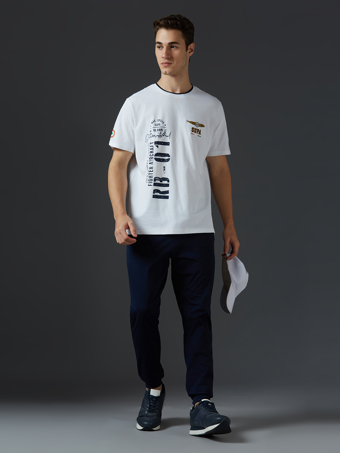 Supa Aviation Snowy White Pique Graphic T-shirt (7)