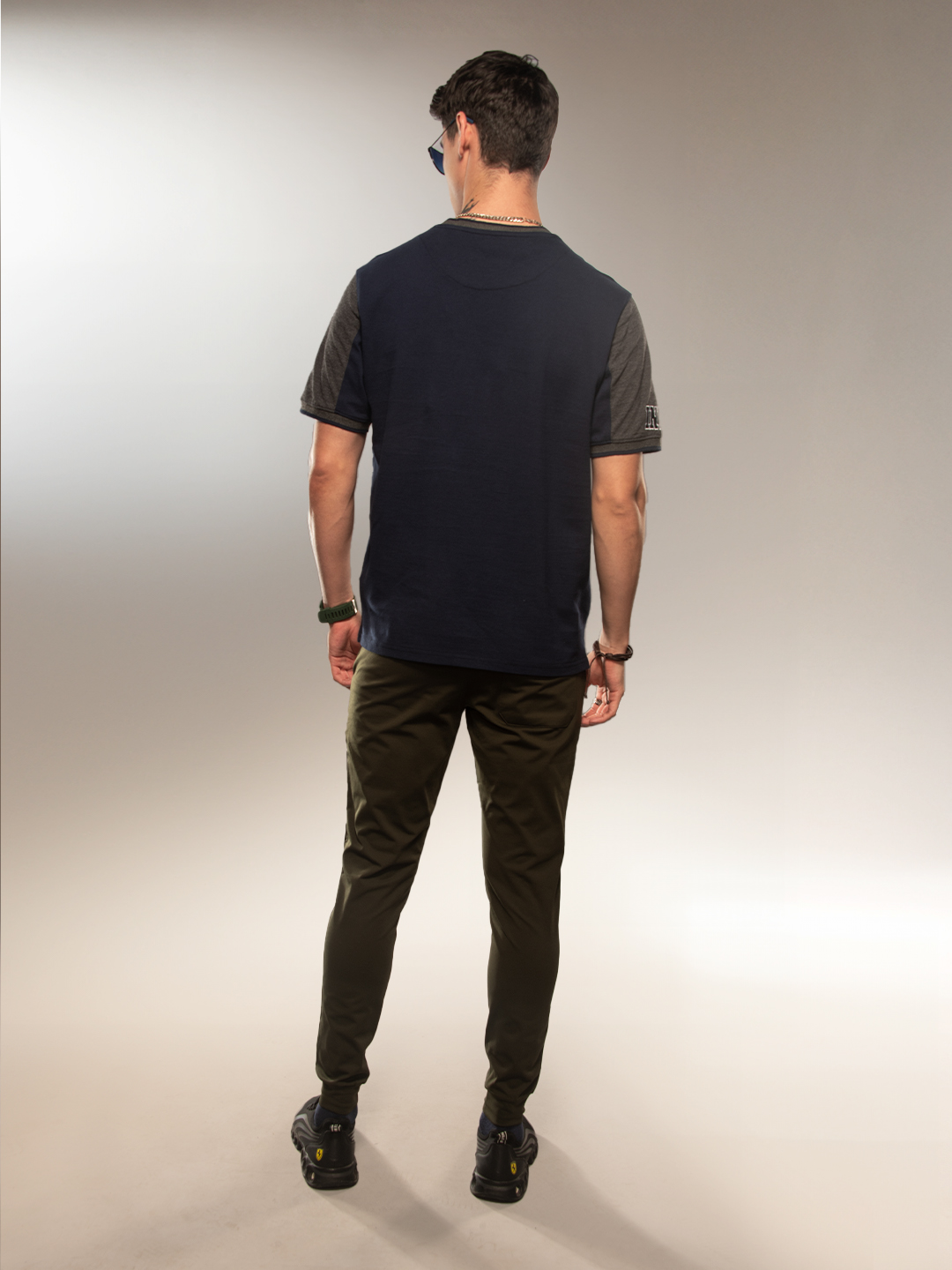 Supa Aviation Titan Anthra Navy Pique Cut & Sew T-shirt (3)