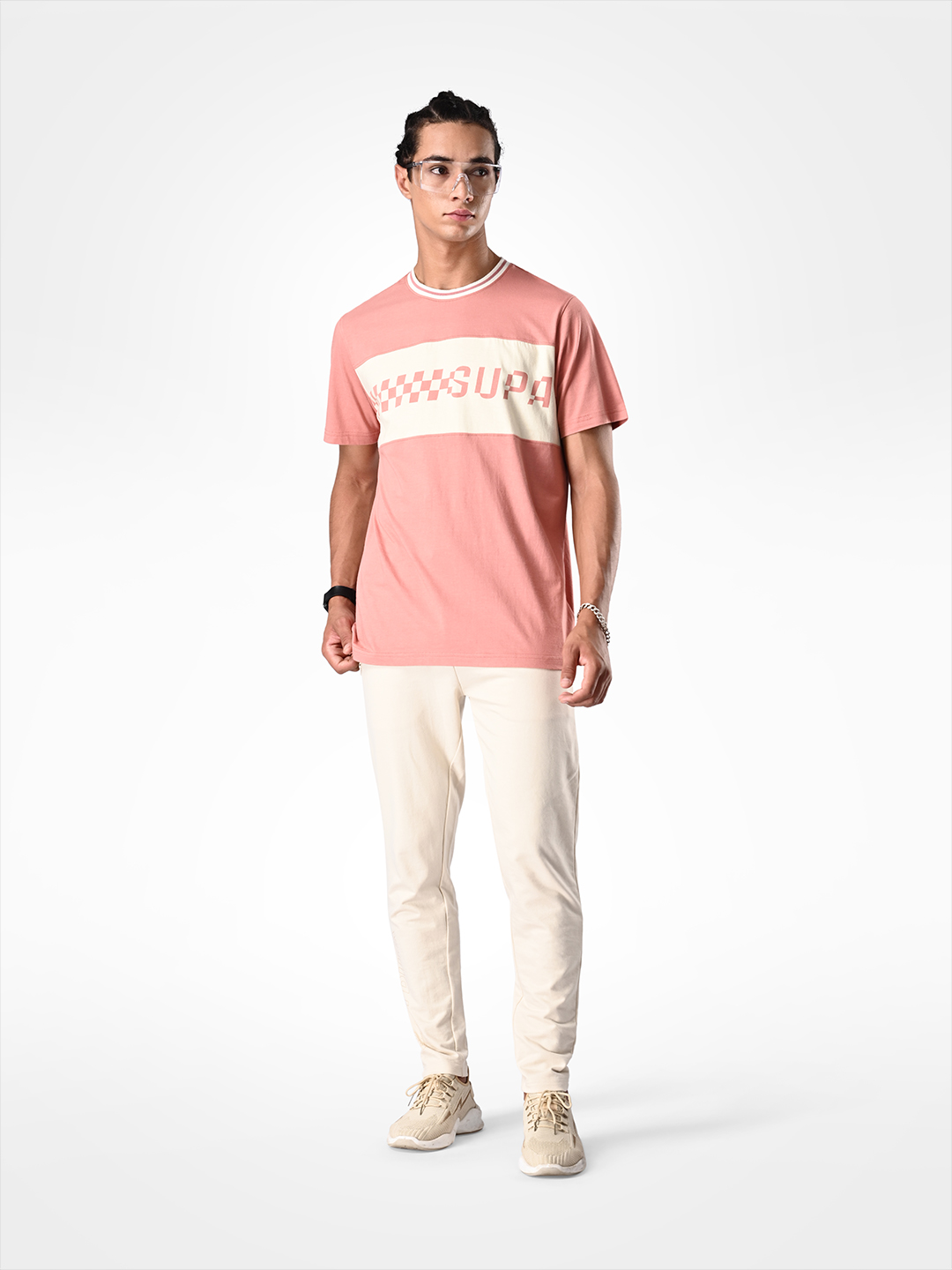 Supa Bamboo Desert Pink Bone T-shirt (8)