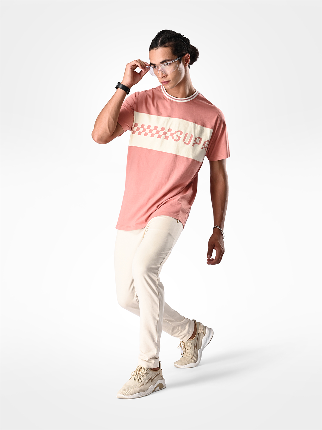 Supa Bamboo Desert Pink Bone T-shirt (7)