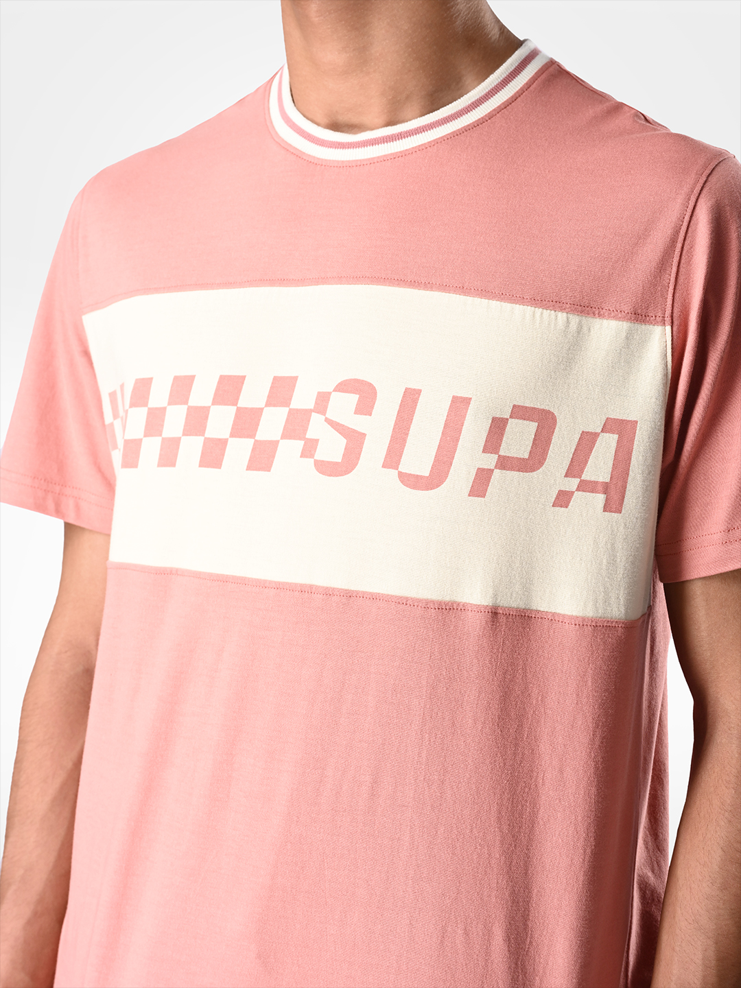Supa Bamboo Desert Pink Bone T-shirt (3)