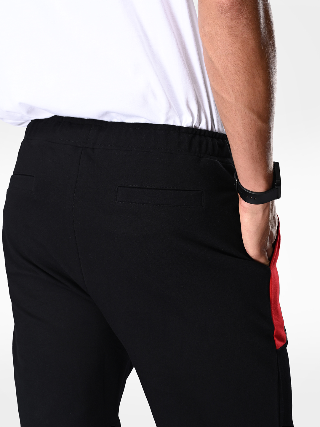 Supa Black and Red Reflective Shorts (10)