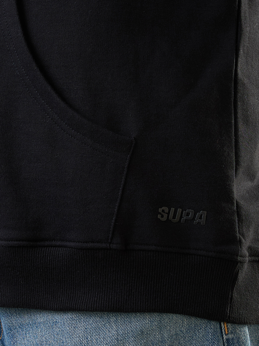 Supa Black Hoodie Sweatshirt (6)