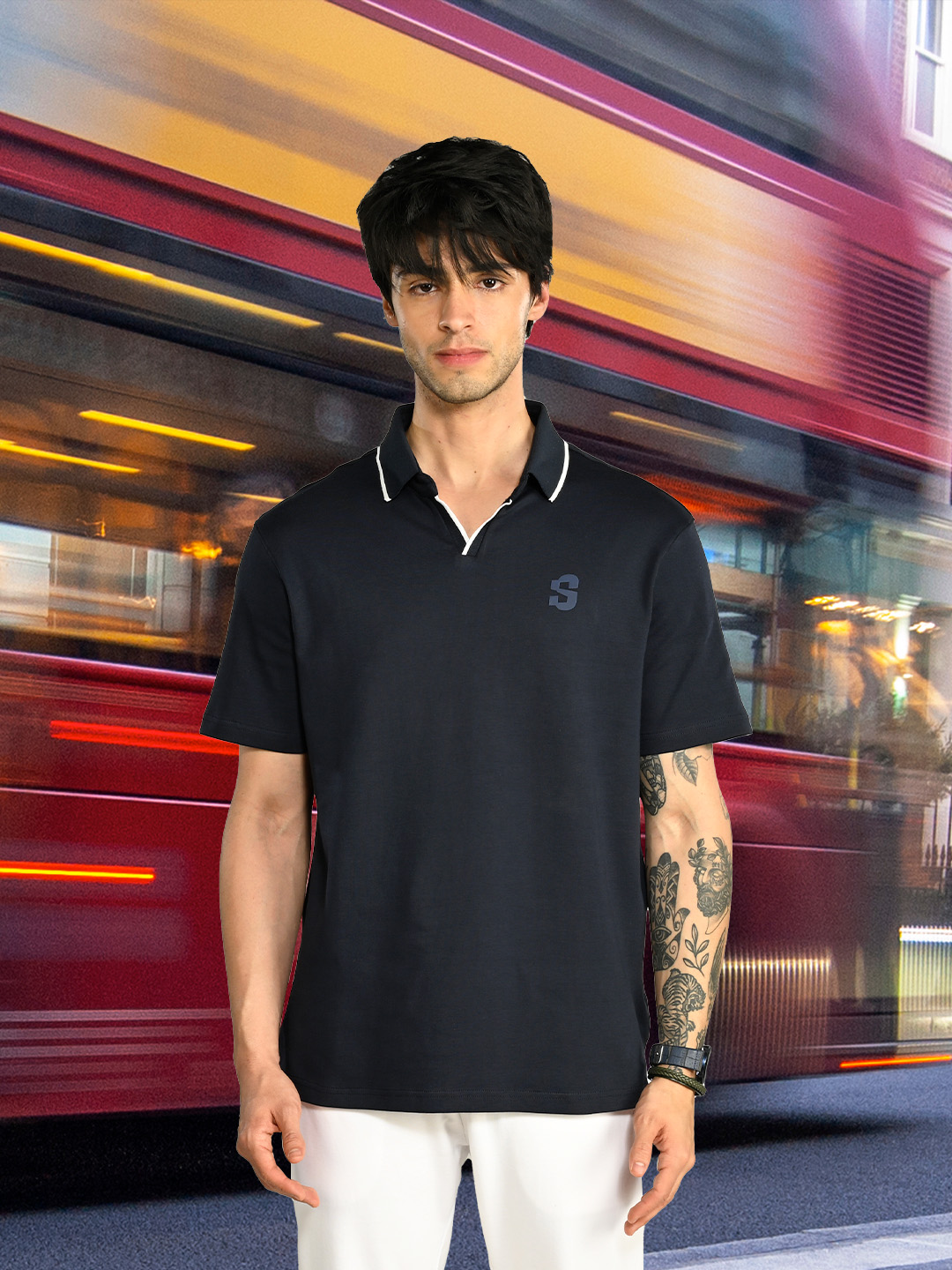 Supa Black Polo T-shirt