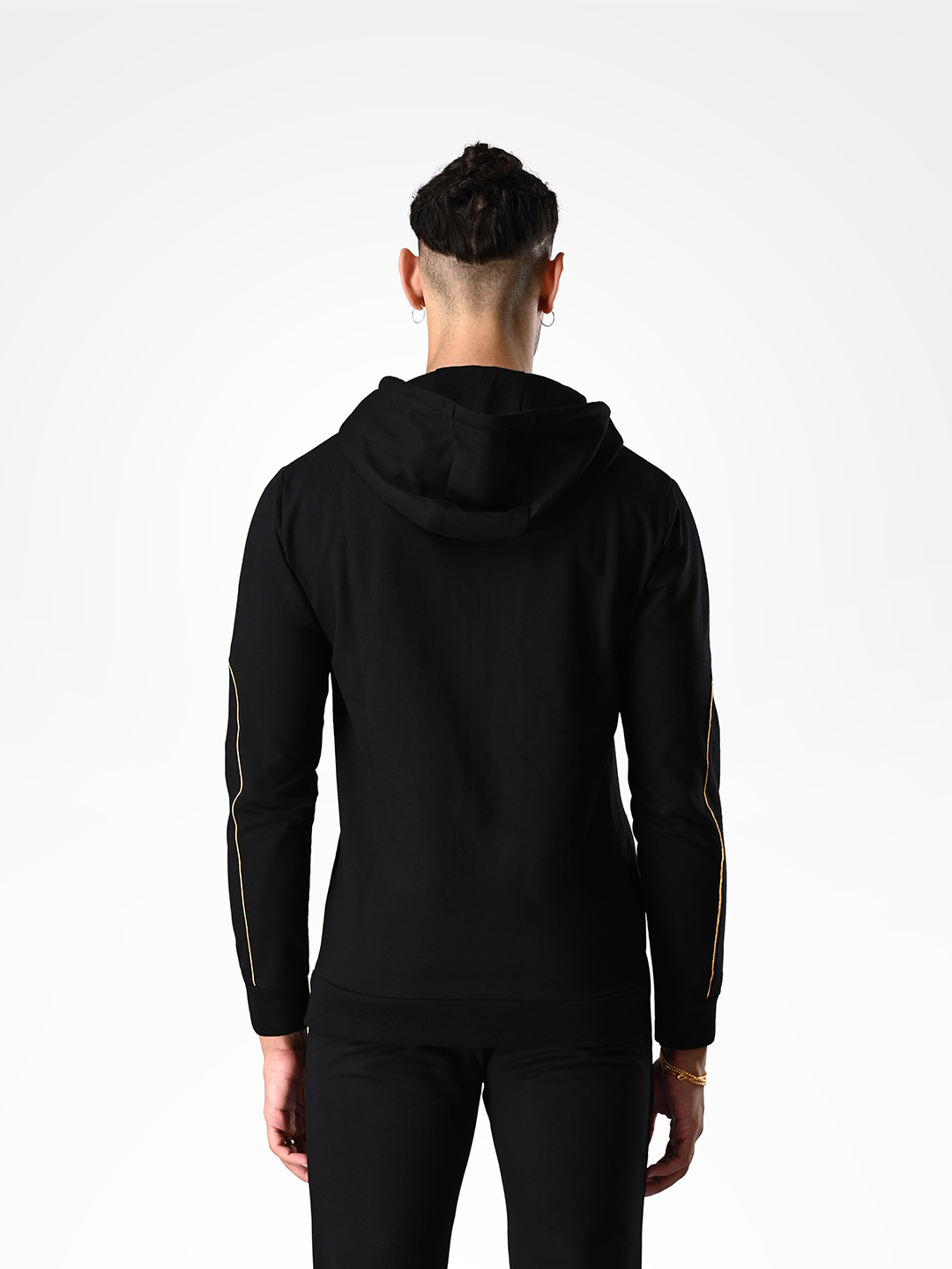 Supa Black Printed Hoodie Jacket (3)