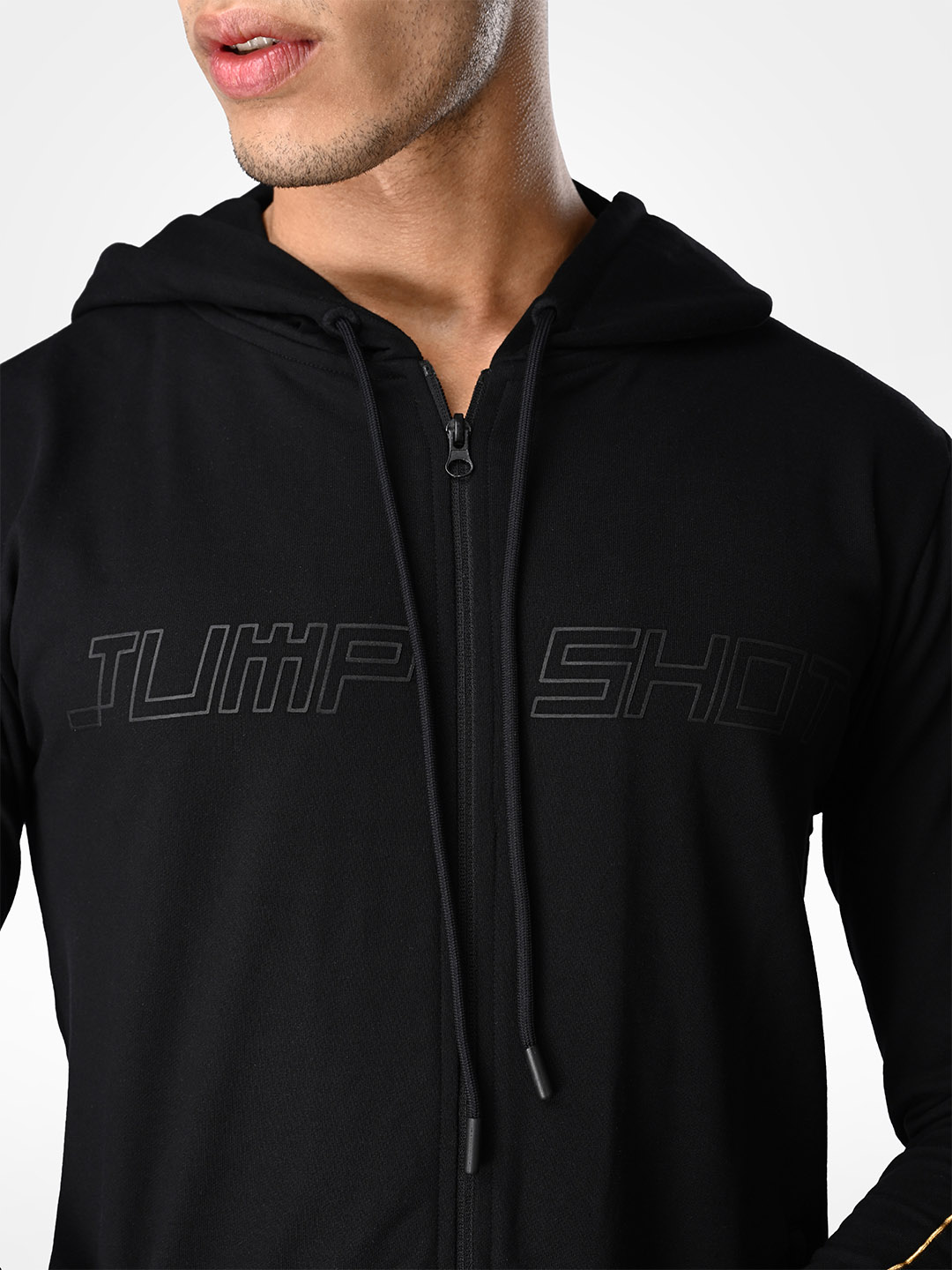 Supa Black Printed Hoodie Jacket (6)
