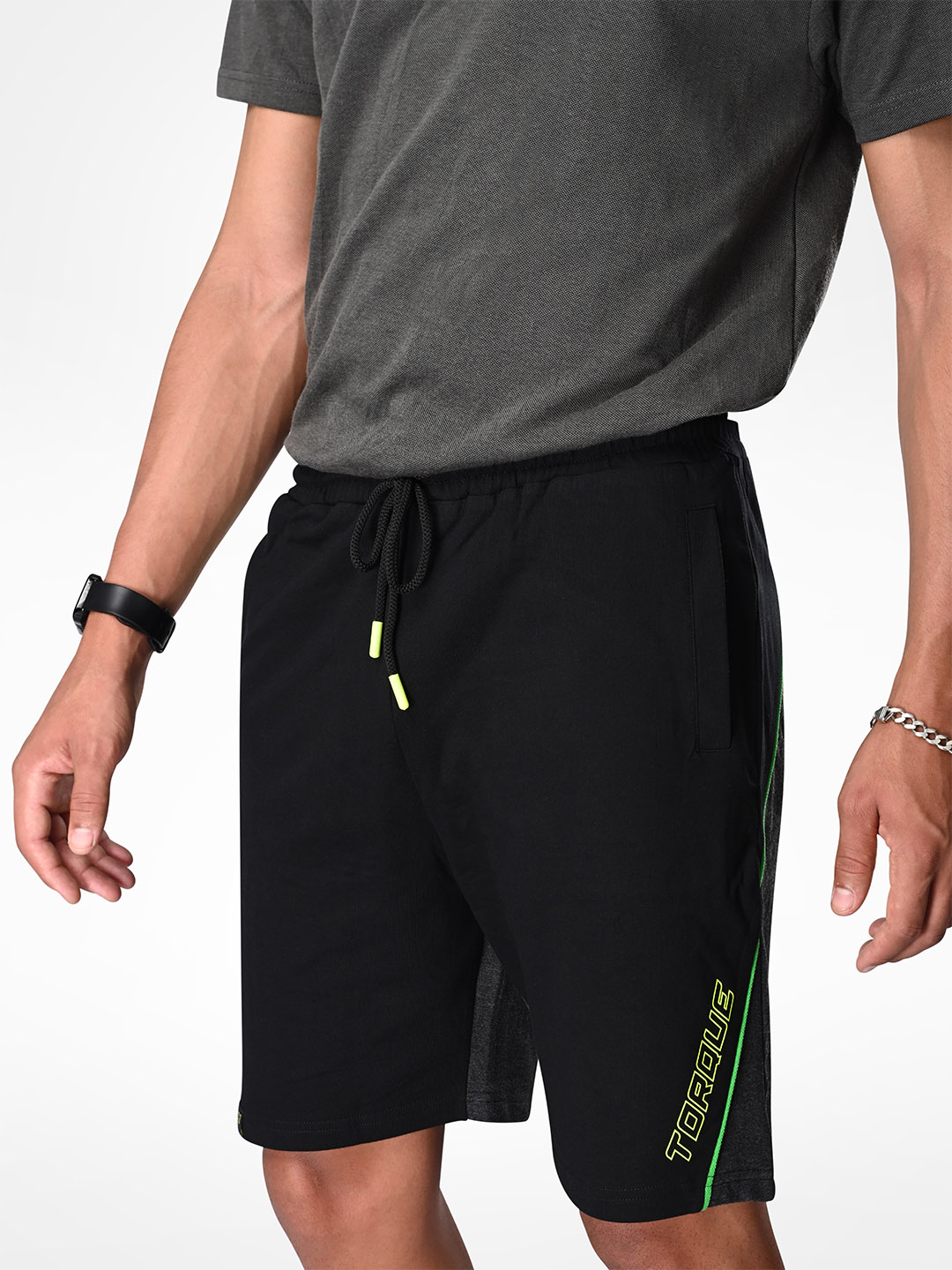 Supa Black Racing Inspired Shorts (3)