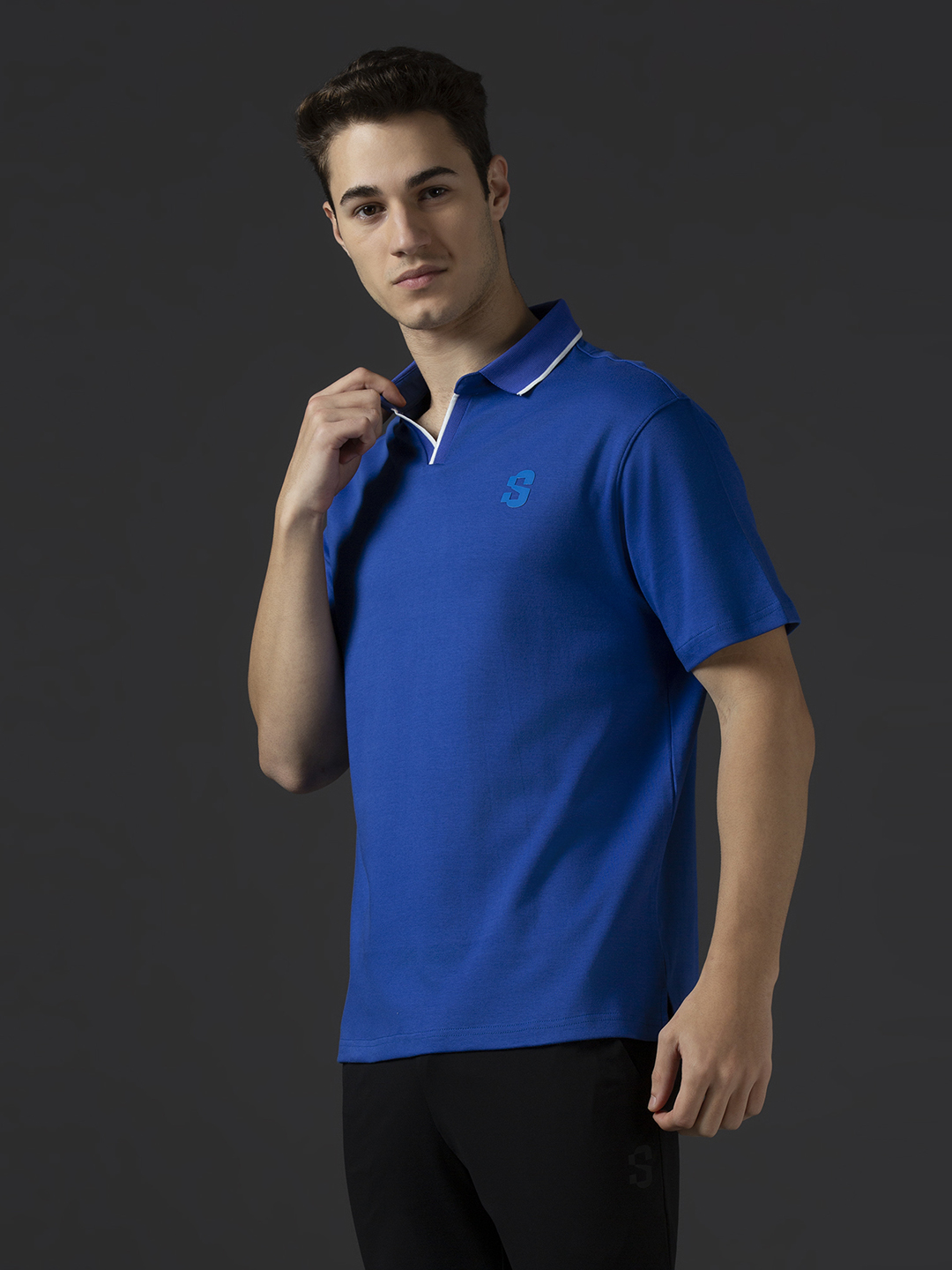 Supa Blue Polo T-shirt (2)