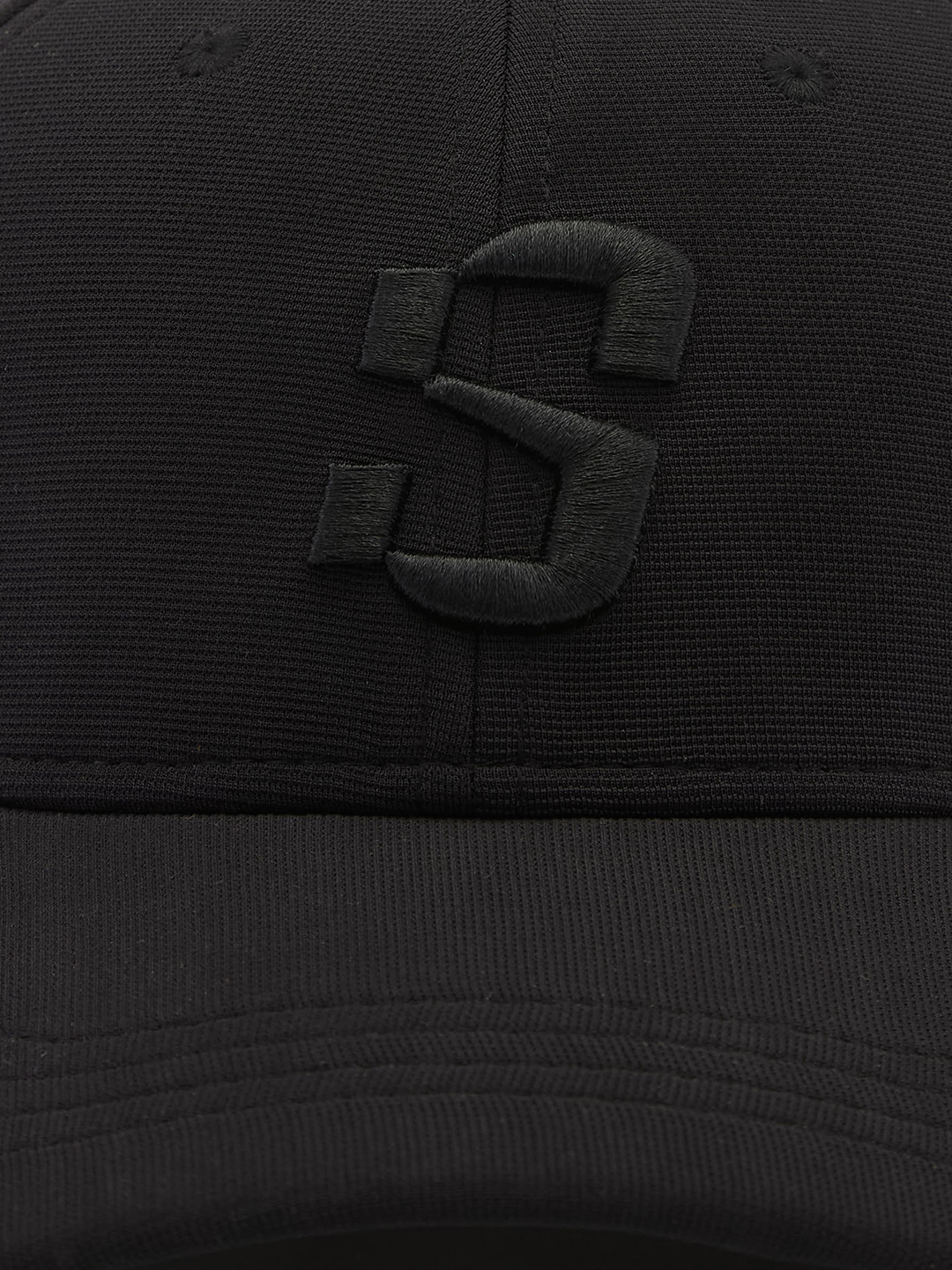 Supa Classic Black Cap with 3D Black Logo (4)