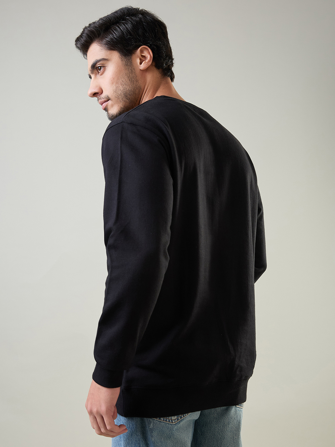 Supa Classic Black Sweatshirt (2)