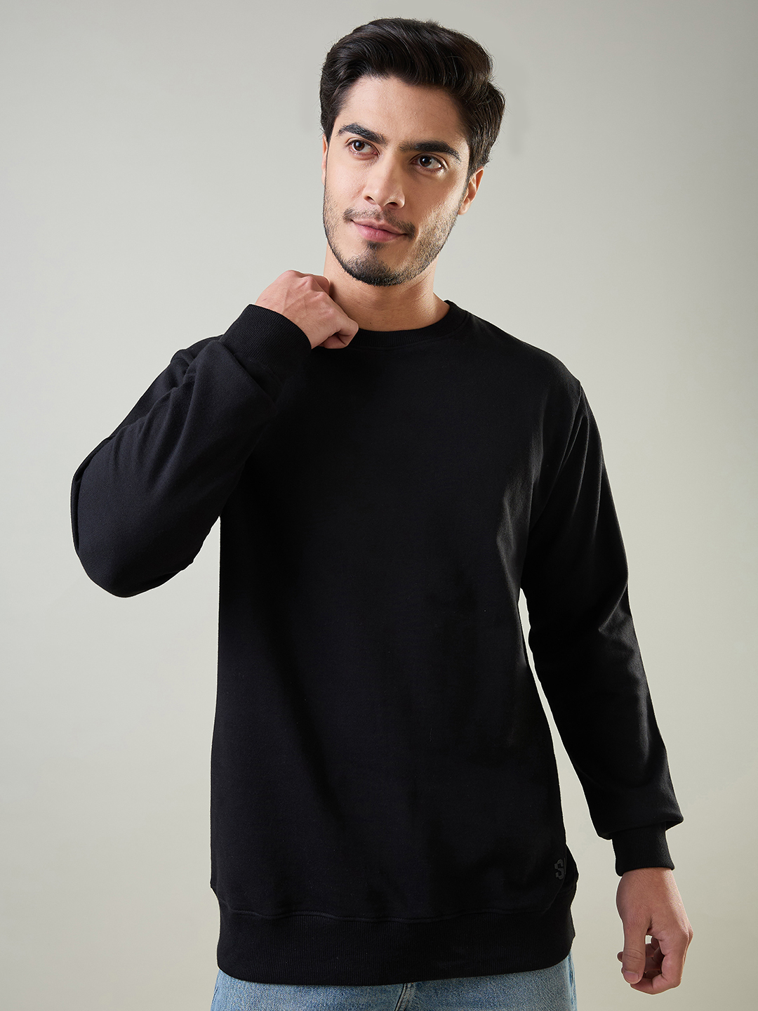 Supa Classic Black Sweatshirt