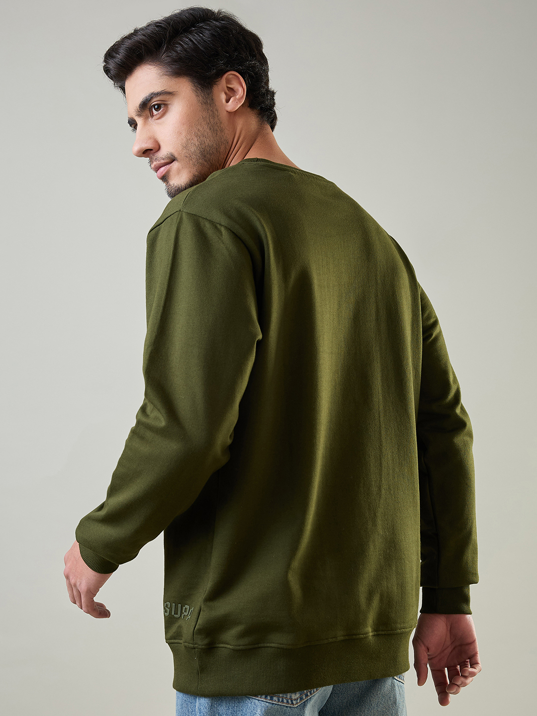 Supa Classic Olive Sweatshirt (2)