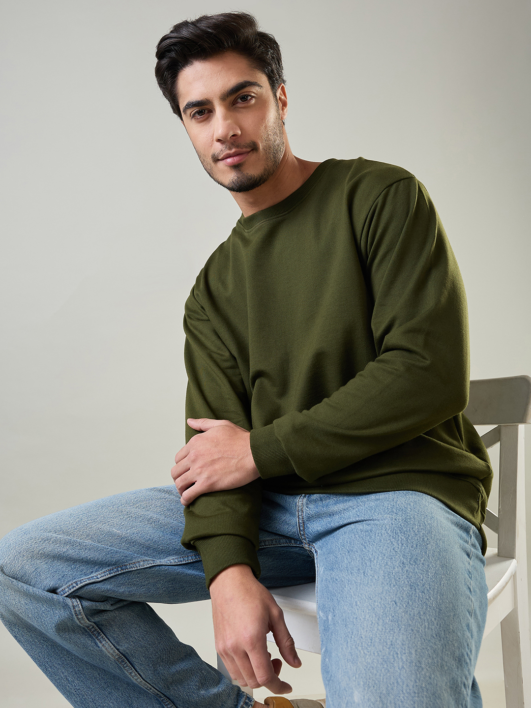 Supa Classic Olive Sweatshirt (5)