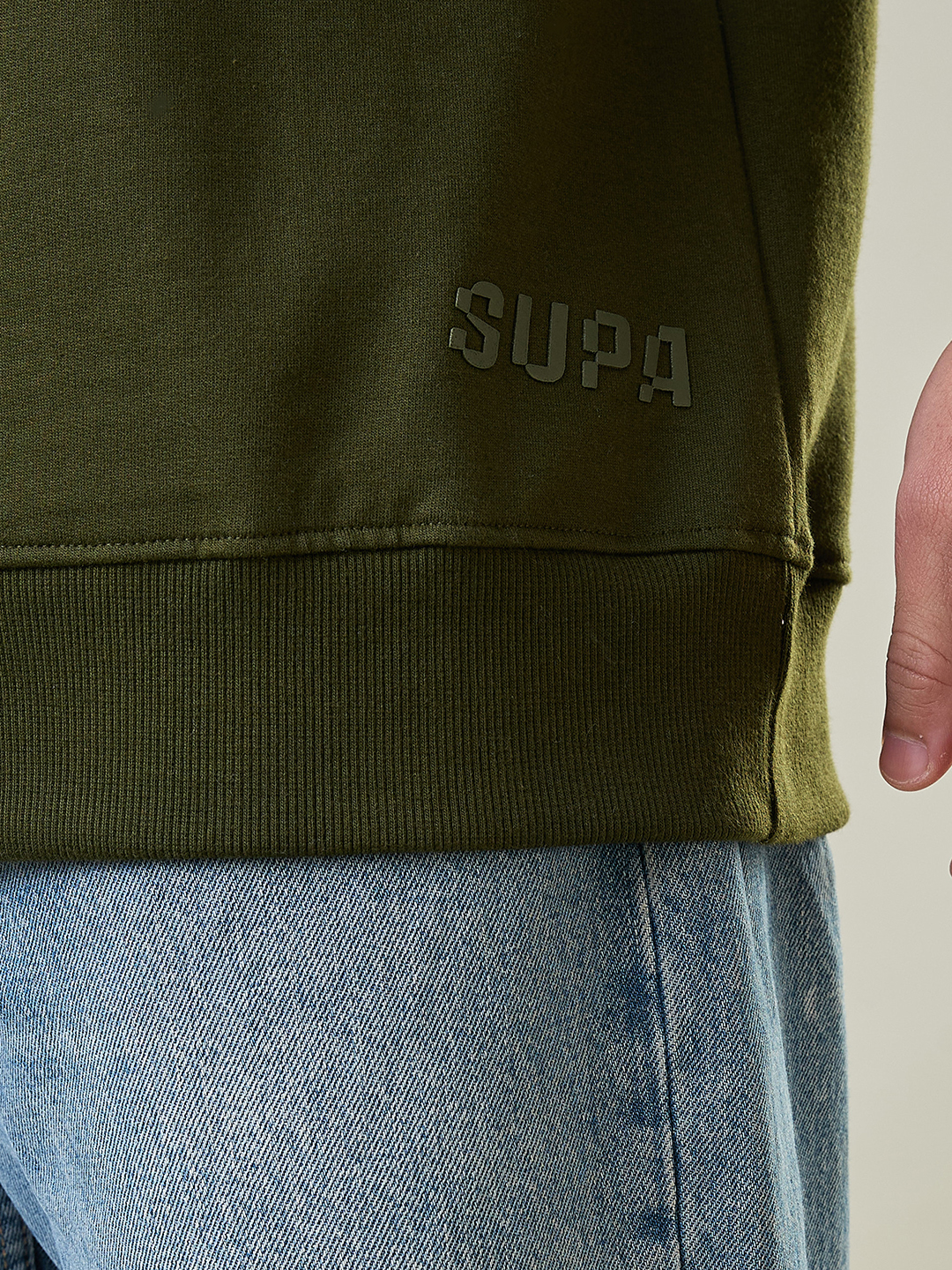 Supa Classic Olive Sweatshirt (6)