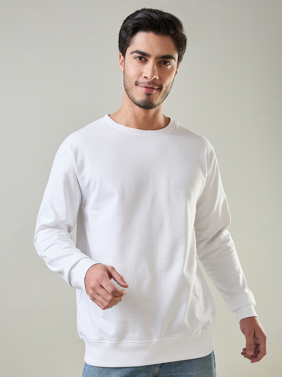 Supa Classic White Sweatshirt