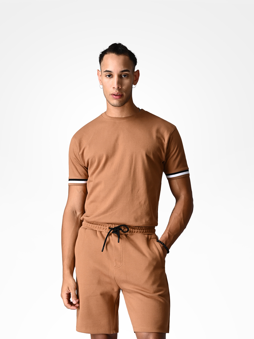 Supa Comfortable Brown Heavy Knit Cotton Shorts (2)
