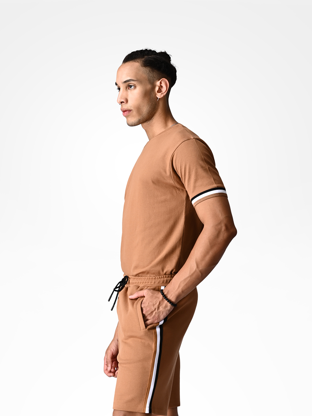 Supa Comfortable Brown Heavy Knit Cotton Shorts (3)