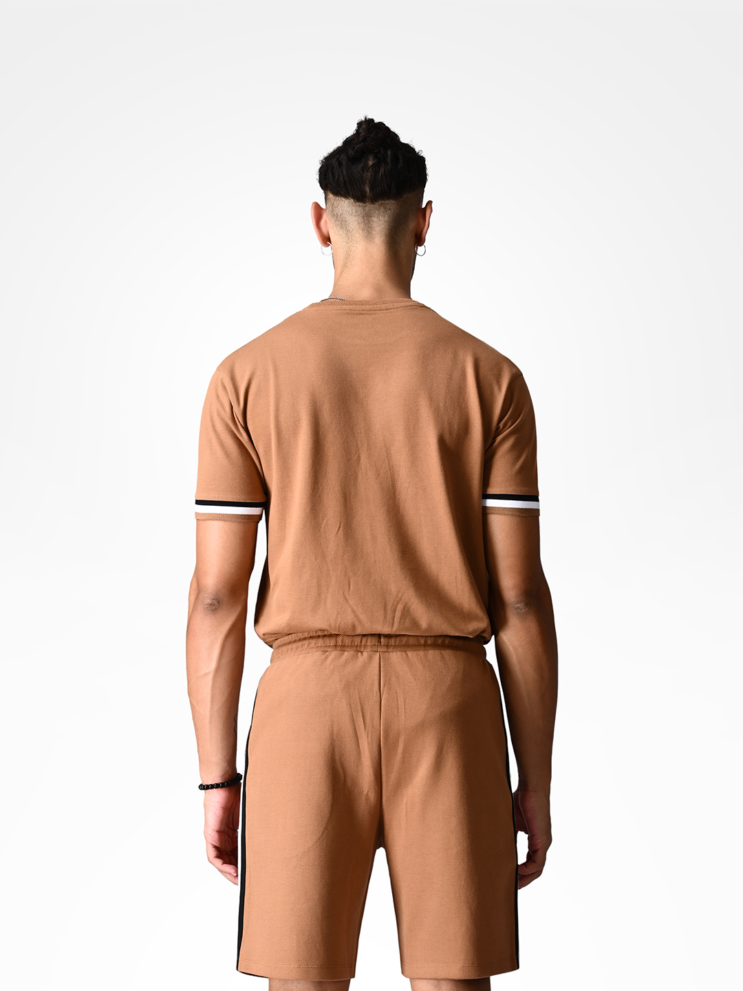 Supa Comfortable Brown Heavy Knit Cotton Shorts (4)