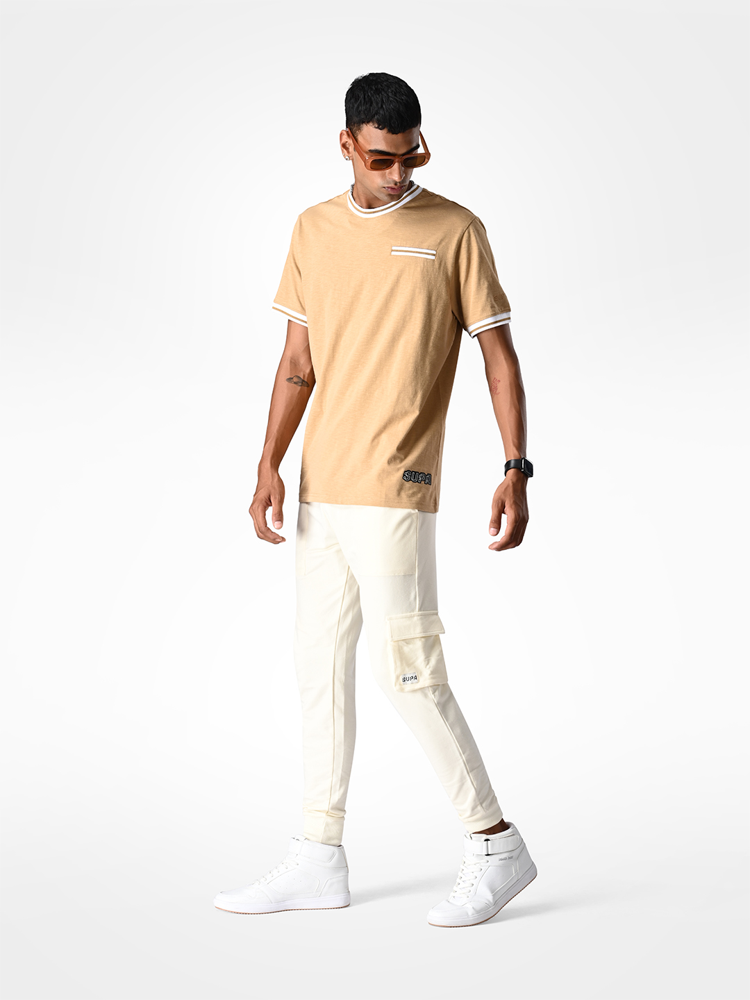 Supa Comfortable Khakhi T-shirt (8)