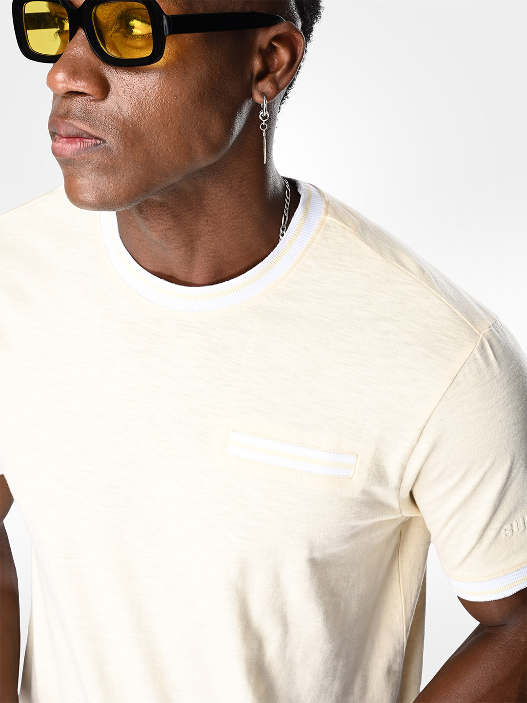 Supa Comfortable Light Beige T-shirt (5)