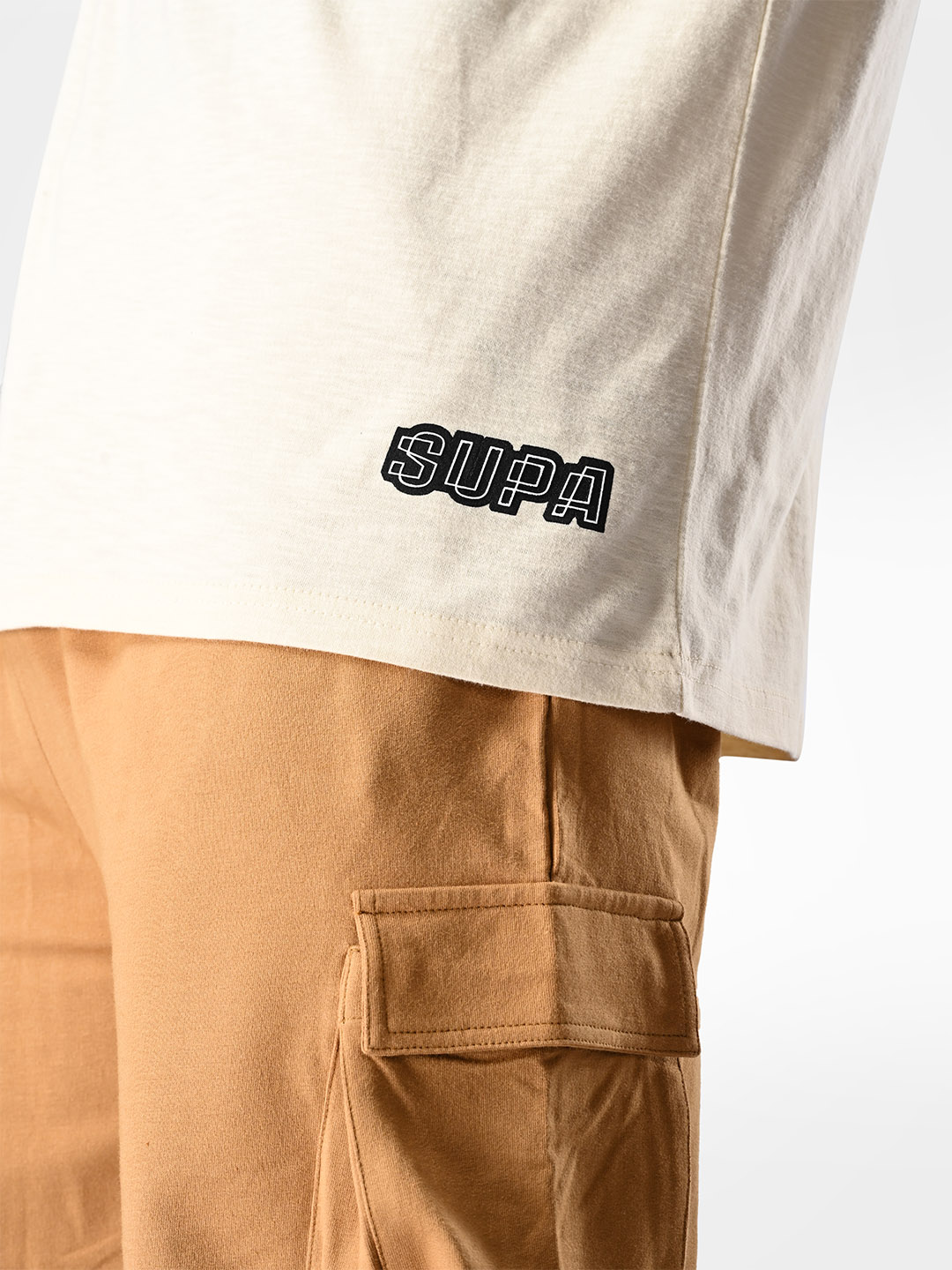 Supa Comfortable Light Beige T-shirt (6)