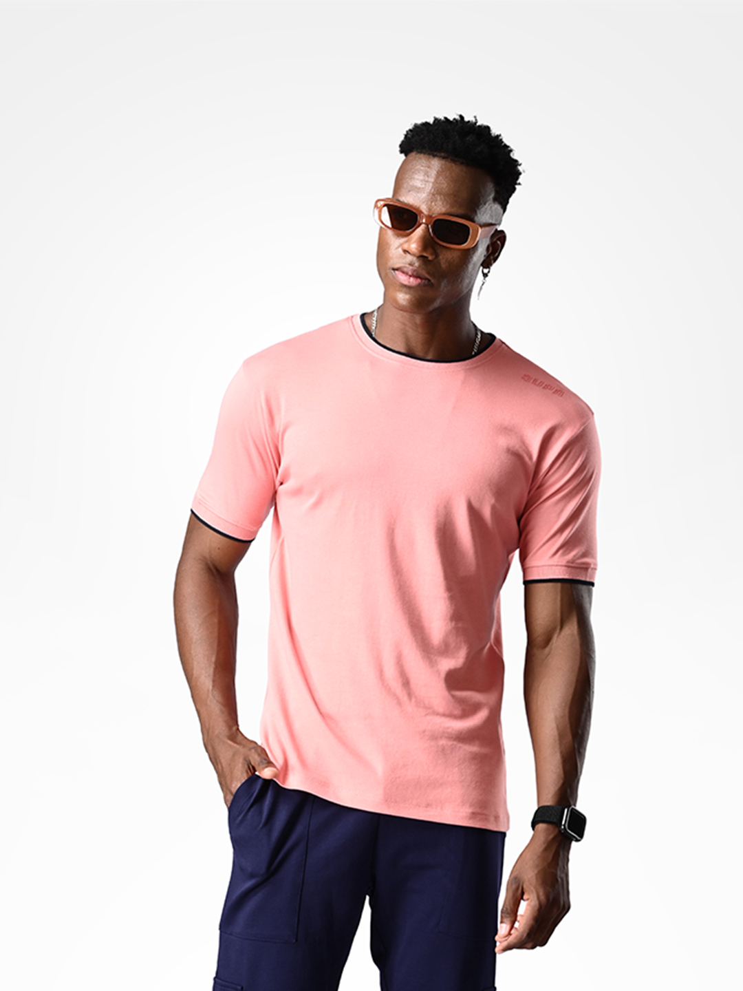 Comfortable Pink Cotton T-shirt
