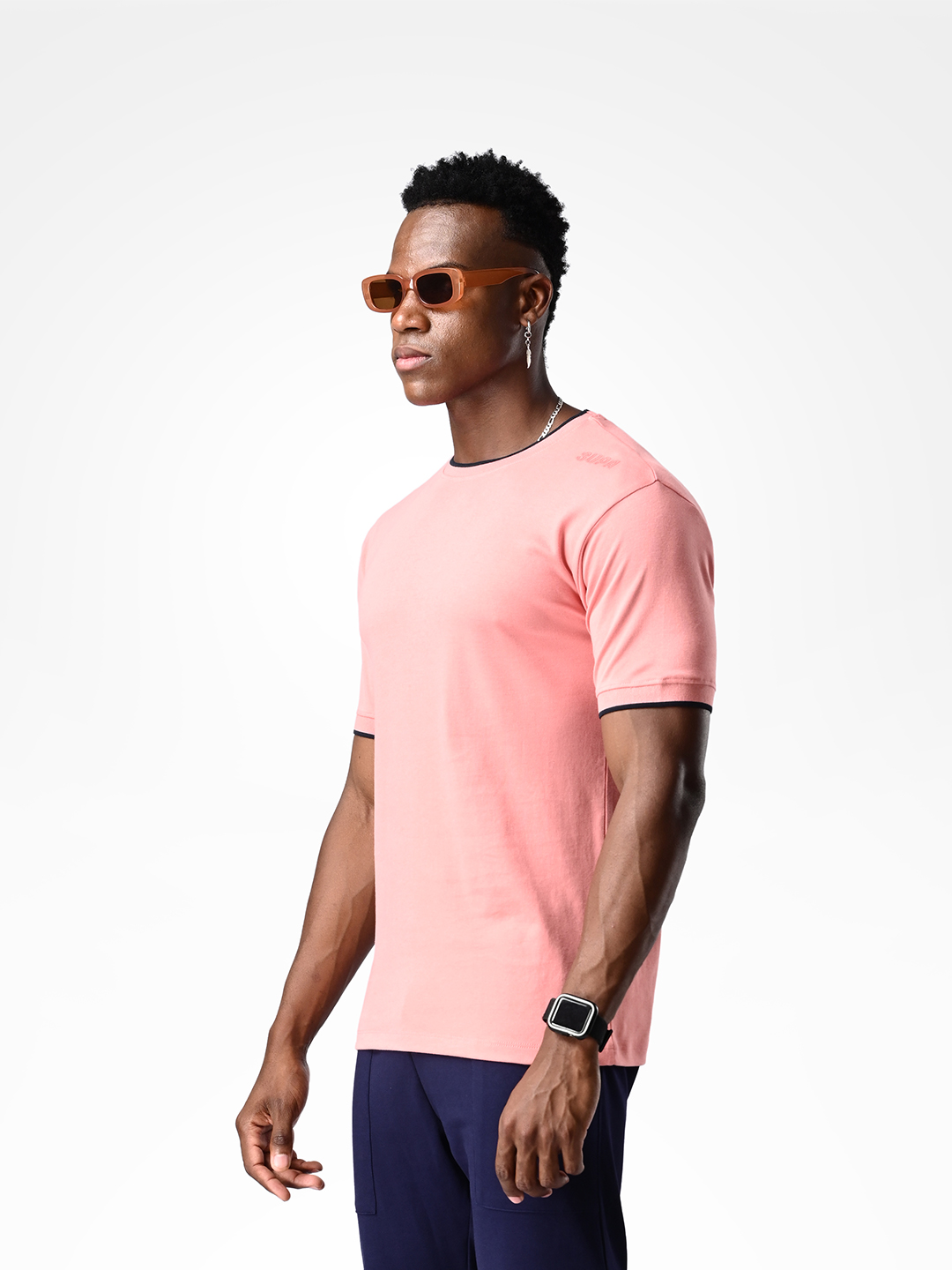 Supa Comfortable Pink Cotton T-shirt (2)