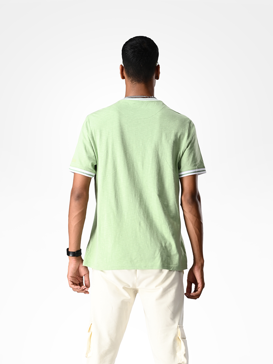 Supa Comfortable Sage Green T-shirt (3)