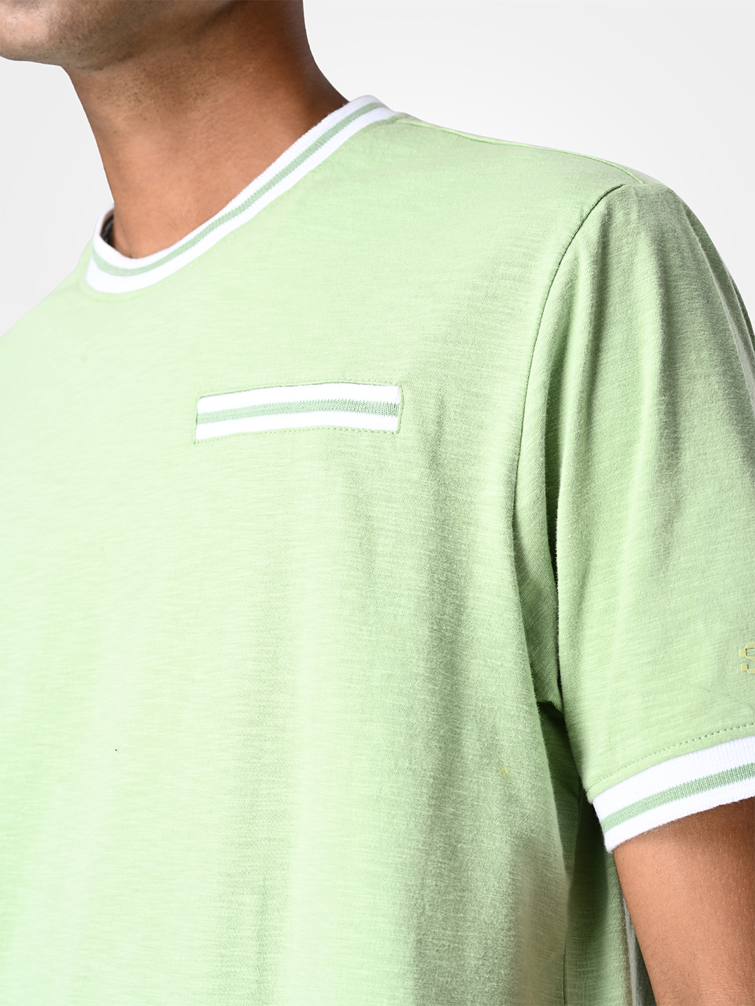 Supa Comfortable Sage Green T-shirt (4)