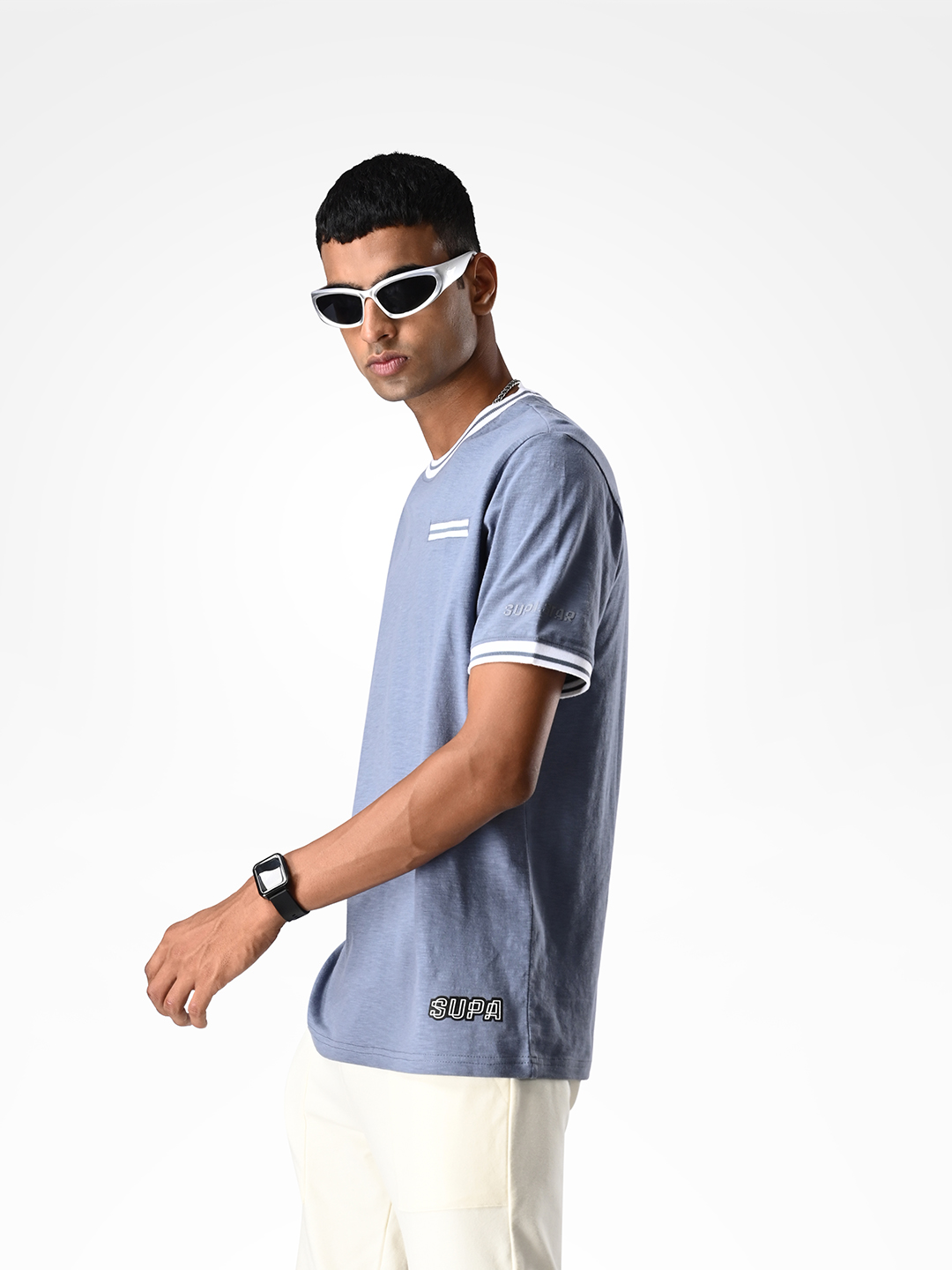 Supa Comfortable Storm Blue T-shirt (2)