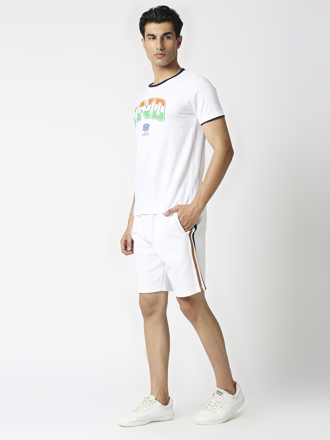 Supa Comfortable White Heavy Knit Cotton Shorts (6)