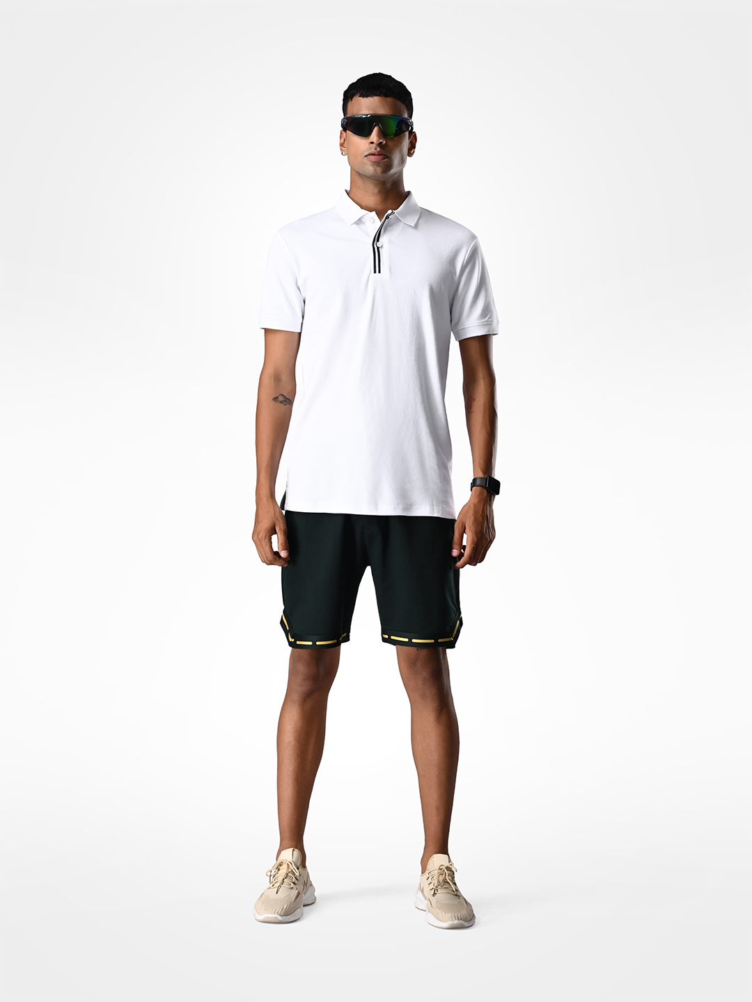 Supa Comfortable White Polo Cotton T-shirt (6)