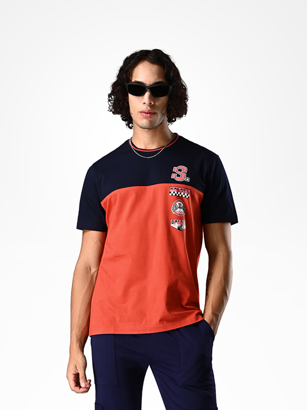 Dual Tone Black Red T-shirt