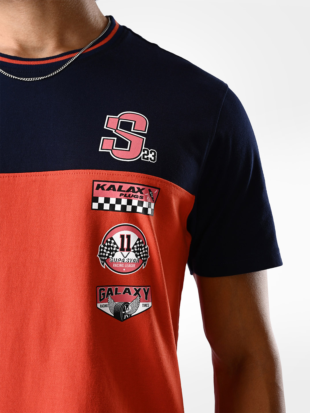 Supa Dual Tone Black Red T-shirt (4)