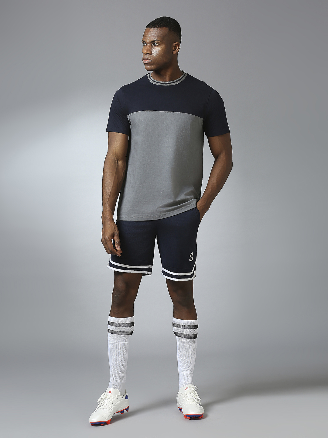 Supa DUO Core Grey Navy T-shirt (6)