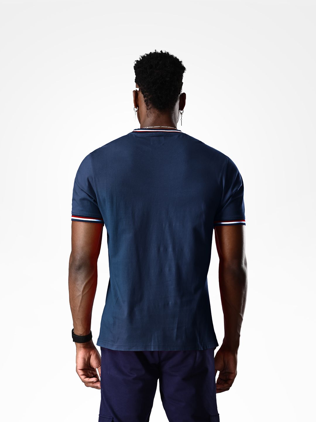 Supa Elevated Core Printed Navy T-shirt (3)