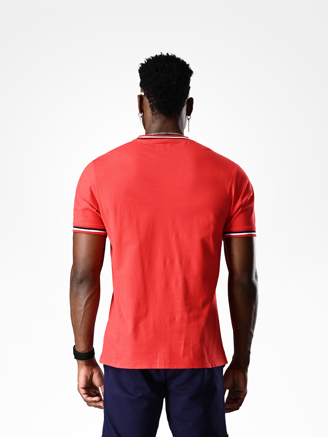 Supa Elevated Core Printed Red T-shirt (3)