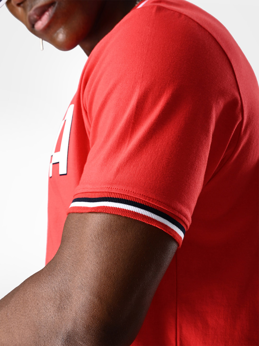 Supa Elevated Core Printed Red T-shirt (5)