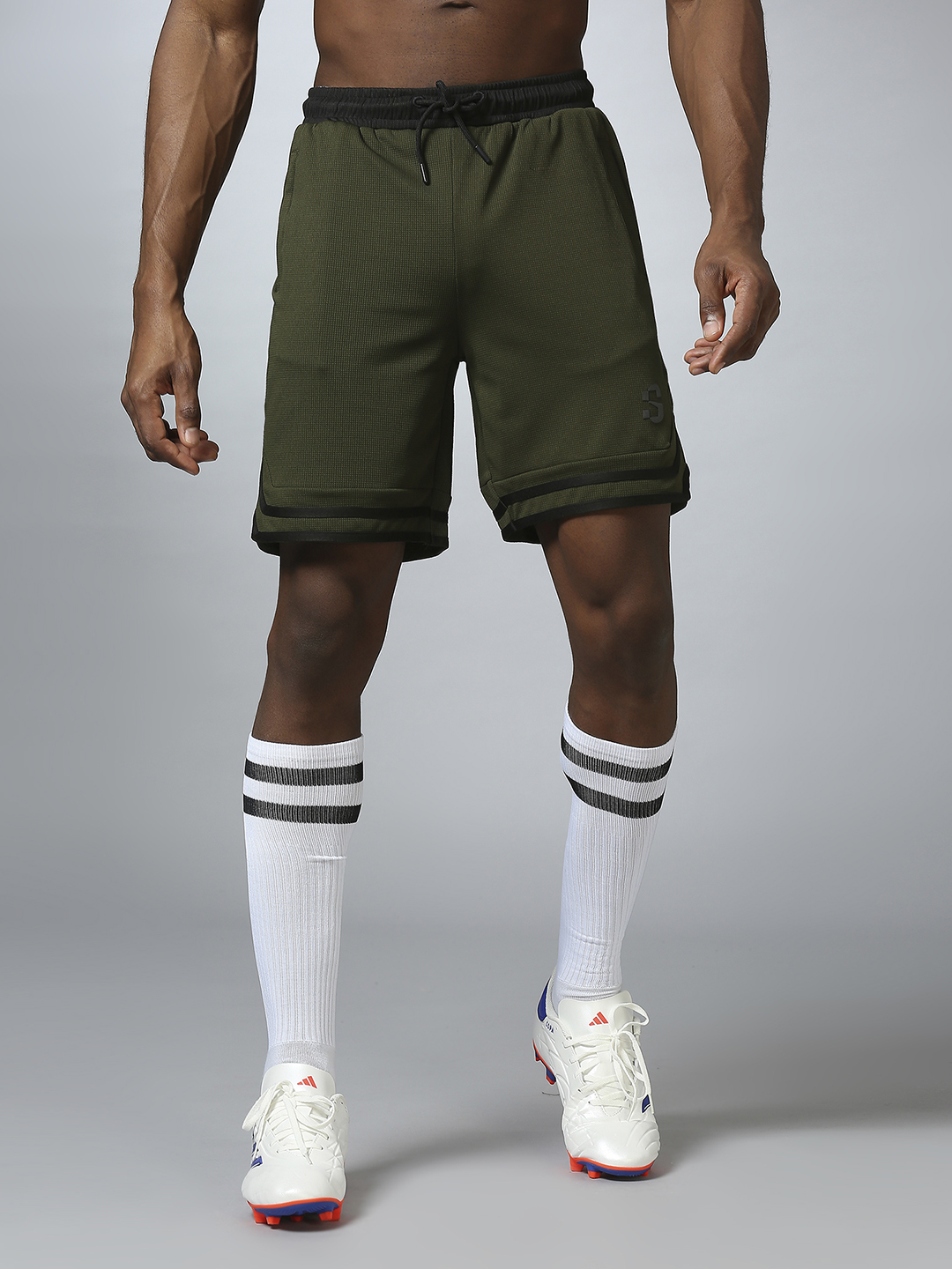 Supa Game.Day Olive GreenSporty Shorts (2)