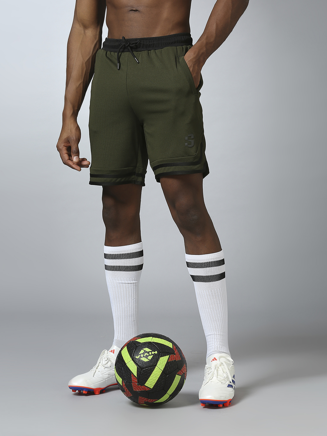 Supa Game.Day Olive GreenSporty Shorts (8)